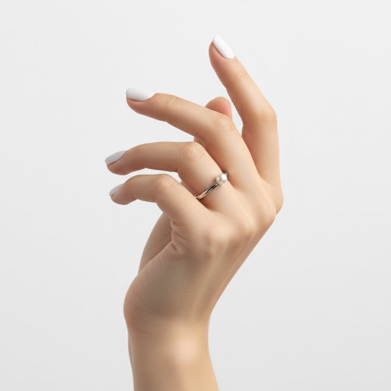 حلقه تک مروارید درخشان